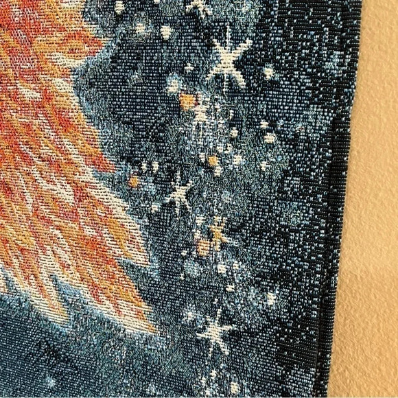 Starlight Symphony Xmas Angel Fiber Optic Tapestry Wall Hanging Dona Gelsinger - Picture 4 of 15